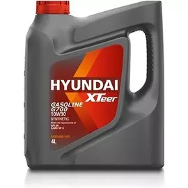 Моторное масло Hyundai XTeer Gasoline G700 10W30 синтетическое 4л