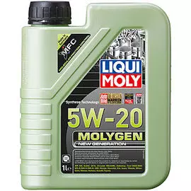 Моторное масло LIQUI MOLY Molygen New Generation 5W-20 cинтетическое 5л