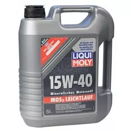 Моторное масло LIQUI MOLY MoS2 Leichtlauf 1 15W-40 минеральное 5л