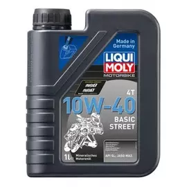 Моторное масло Liqui Moly Motorbike 4T Basic Street 10W-40 минеральное 1 л