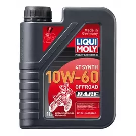 Моторное масло Liqui Moly Motorbike 4T Offroad Race 10W60 синтетическое 1 л