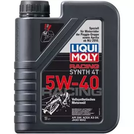 Моторное масло Liqui Moly Racing Synth 4T 5W40 синтетическое 1 л