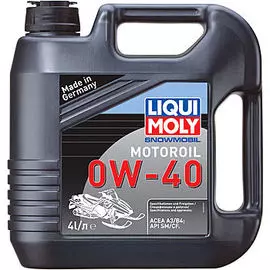 Моторное масло Liqui Moly Snowmobil Motoroil 0W40 синтетическое 4 л