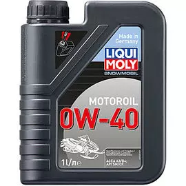 Моторное масло Liqui Moly Snowmobil Motoroil 0W40 синтетическое 1 л