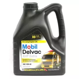 Моторное масло Mobil Delvac XHP Extra 10W40 синтетическое 4л