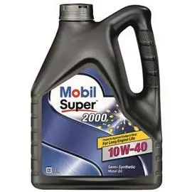 Моторное масло Mobil SUPER 2000 X1 10W40 полусинтетическое 4л