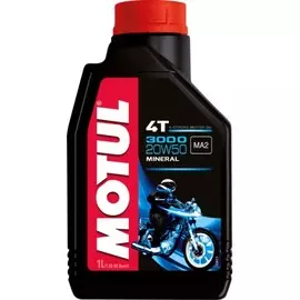 Моторное масло MOTUL 3000 4T 20W50 минеральное 1 л