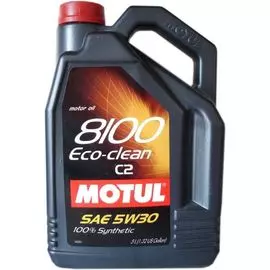 Моторное масло MOTUL 8100 Eco-clean + 5W30 синтетическое 5л