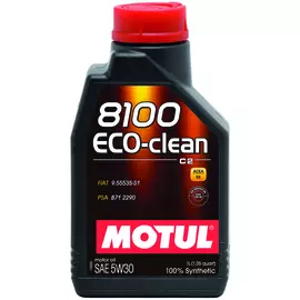 Моторное масло MOTUL 8100 Eco-clean + 5W30 синтетическое 1л