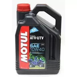 Моторное масло MOTUL ATV-UTV 4T 10W40 минеральное 4 л