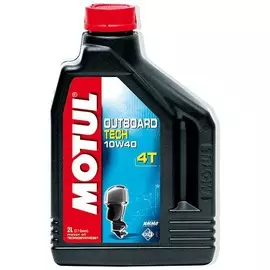 Моторное масло MOTUL Outboard Tech 4T 10W40 полусинтетическое 1 л