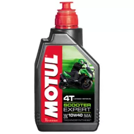 Моторное масло MOTUL Scooter Expert 4T MA 10W40 полусинтетическое 1 л