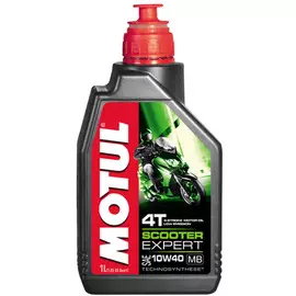 Моторное масло MOTUL Scooter Expert 4T MB 10W40 полусинтетическое 1 л
