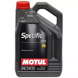 Моторное масло MOTUL Specific 229.53 5W30 синтетическое 5л