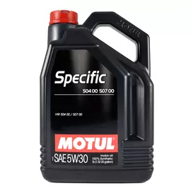 Моторное масло MOTUL SPECIFIC 504.00-507.00 5W30 синтетическое 5л