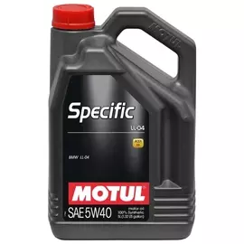 Моторное масло MOTUL Specific BMW LL-04 5W40 синтетическое 5л