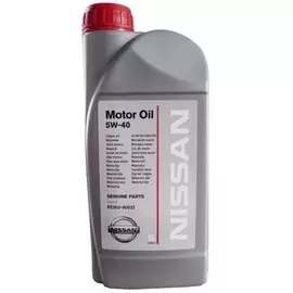 Моторное масло NISSAN MOTOR OIL 5W40 синтетическое 1л