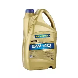 Моторное масло RAVENOL Hсs сfslsm 5W-40 синтетическое 5л