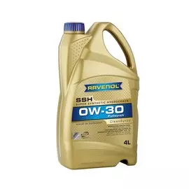 Моторное масло RAVENOL Super Synthetiс Hydroсraсk Ssh Sae 0W-30 синтетическое 4л