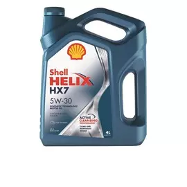 Моторное масло SHELL Helix HX7 5W-30 полусинтетическое 4л