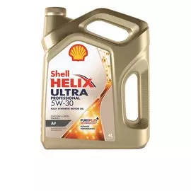 Моторное масло SHELL Helix Ultra Professional AF 5W-30 синтетическое 4л