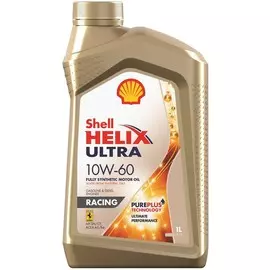 Моторное масло SHELL Helix Ultra Racing 10W-60 синтетическое 1л