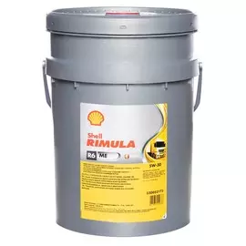 Моторное масло SHELL Rimula R6 ME 5W/30 E4, 228.5 синтетическое 20л