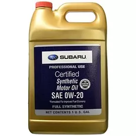 Моторное масло Subaru 0W20 синтетическое 3,78 л