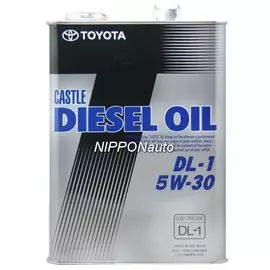 Моторное масло TOYOTA Castle Diesel Oil DL-1 5W30 синтетическое 4л