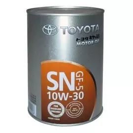 Моторное масло TOYOTA Motor Oil GF-5 10W30 минеральное 1л