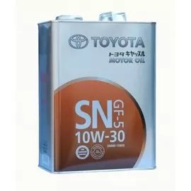 Моторное масло TOYOTA Motor Oil GF-5 10W30 минеральное 4л
