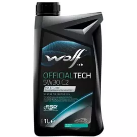 Моторное масло Wolf Officialtech C2 EXTRA 5W30 синтетическое 1л