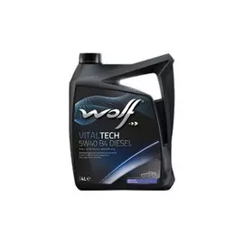 Моторное масло Wolf Vitaltech B4 DIESEL 5W40 синтетическое 4л