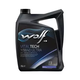 Моторное масло Wolf Vitaltech ULTRA 10W40 полусинтетическое 5л