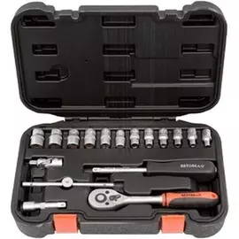 Набор головок АвтоДело 1/4 17 предметов