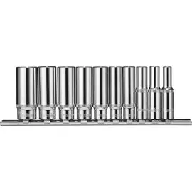 Набор головок торцевых Ombra глубоких 1/4"DR на держателе 5-14 мм 10 предметов