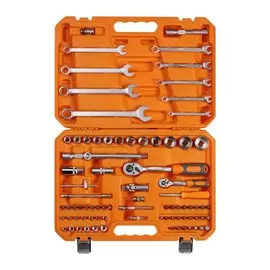 Набор инструментов AIRLINE универсальный в пластиковом кейсе 82 предметов