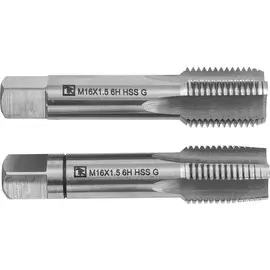 Набор метчиков Thorvik T-COMBO двухпроходных ручных универсальных М14х1.5, HSS-G, 2шт