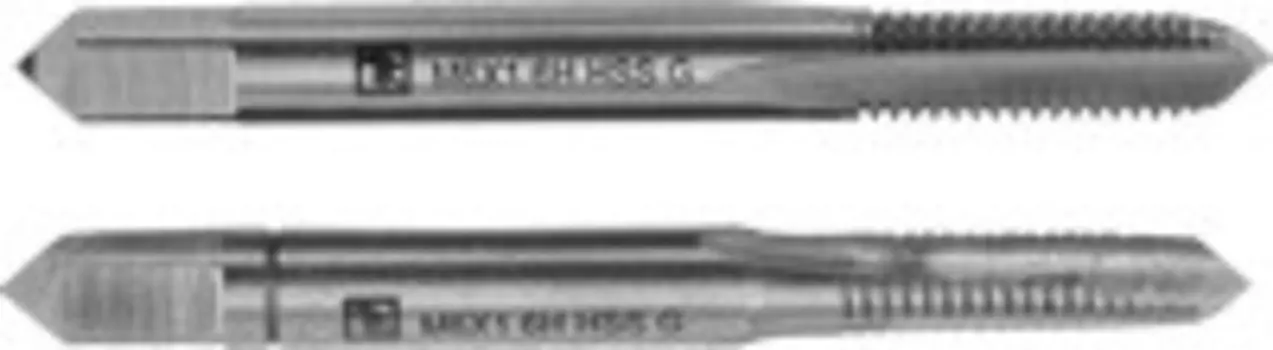 Набор метчиков Thorvik T-COMBO двухпроходных ручных универсальных М6х1.0, HSS-G, 2шт