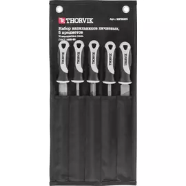 Набор напильников личневых Thorvik 200 мм 5 предметов