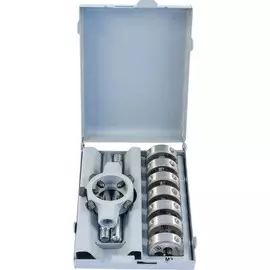 Набор плашек Thorvik D-COMBO круглых ручных М3-М12, HSS, 8 предметов