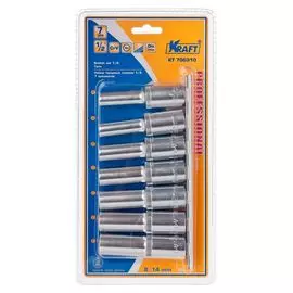Набор торцевых головок KRAFT 1/2 7 предметов