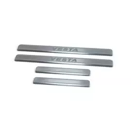 Накладки порогов Rival для Lada Vesta 2015-г. 4 шт