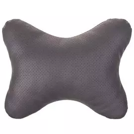 Подушка на подголовник SKYWAY кожа искуственная серая