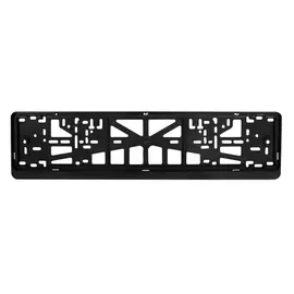 Рамка номерного знака односоставная черная (KRAFT)