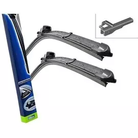 Щетки стеклоочистителя, комплект Valeo 600/600мм бескаркасная