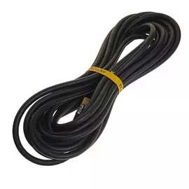 Шланг резиновый ANDYCAR для подкачки шин с разъемами, длина 06м , разъемы "ЕВРО", штуцер с клап., длина 1м