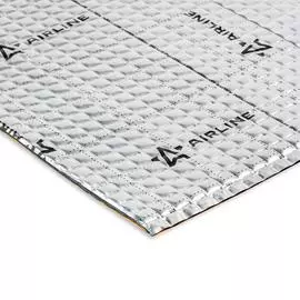 Шумоизоляция (вибро) AIRLINE Base 2 КС (фольга, 2,0 мм) лист 0,50х0,70