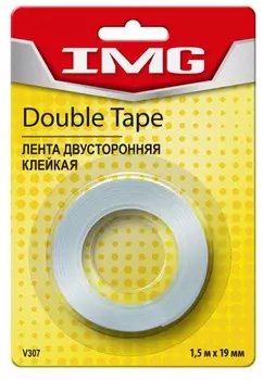 Скотч двусторонний 19ммx1,5м (IMG) V307