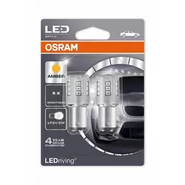 Светодиодная лампа OSRAM LEDriving - Standard P21/5W 12V 0,4W янтарная